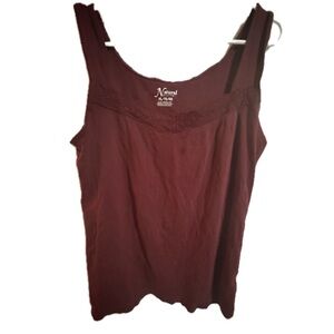 SOLDONMERCARI Burgundy Tank Top Size XL